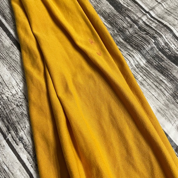 Juniors Medium 7/9 NoBo mistard yellow long sleeve shirt with boho print owl - Picture 6 of 7